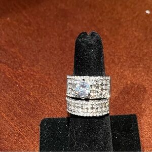 Double band wedding set